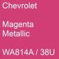 Preview: Chevrolet, Magenta Metallic, WA814A / 38U.